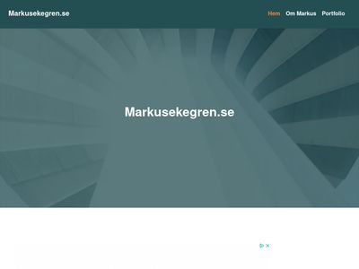 Markusekegren.se - http://markusekegren.se