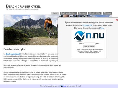 Beach cruiser cykel | Här hittar du information om beach cruiser - http://www.beachcruiser.n.nu