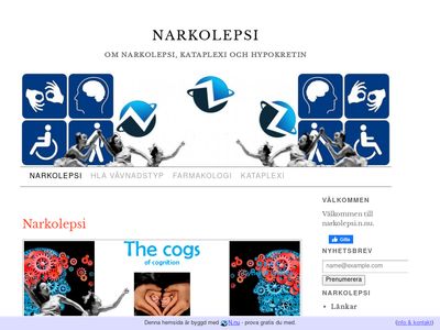 Narkolepsi som en följd av vaccinering eller låg orexin/hypokre - http://www.narkolepsi.n.nu