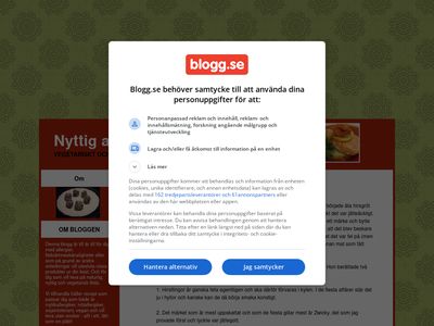 Nyttig allergimat -  - http://nyttigallergimat.blogg.se