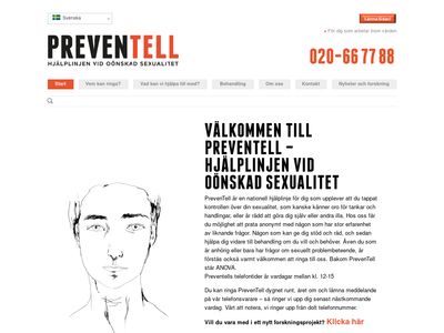 PrevenTell - Hjälplinjen vid oönskad sexualitet - http://preventell.se