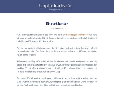 UpptäckarByrån - http://upptackarbyran.se
