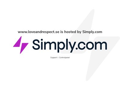 Love & Respect | Should it be so damn hard? - http://www.loveandrespect.se