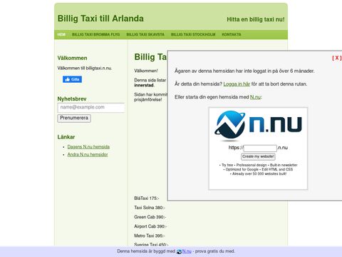Billig Taxi till Arlanda | Hitta en billig taxi nu!