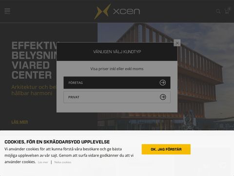 Xcen - Belysningslösningar för butiker